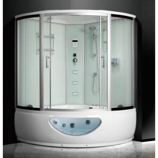 Душевой бокс Frank F652 150x150 см угловой с турецкой баней, 2015226