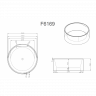 Ванна Frank F6169 D150 круглая отдельностоящая