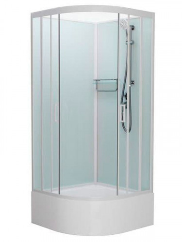 Душевая кабина Frank F400/2 White без крыши 100x100 см, 134009