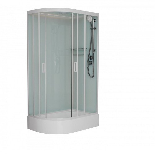 Душевая кабина Frank F412/1R М White 120x80 матовое стекло, 20030