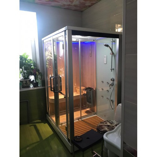 Кабина с финской сауной FRANK F914L 150x120x220 см левосторонняя, 2020200