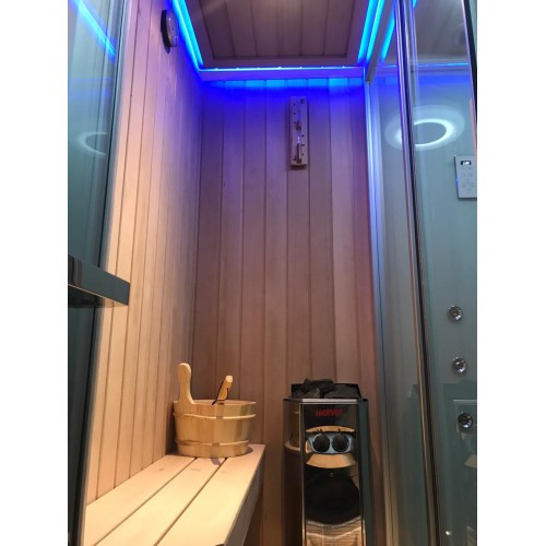 Кабина с финской сауной FRANK F914L 150x120x220 см левосторонняя, 2020200