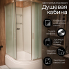 Душевая кабина Frank F412/2 L М Brilliant 120x80 без крыши матовое стекло, 20107