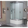 Душевая кабина Frank F412/2 L М Brilliant 120x80 без крыши матовое стекло, 20107