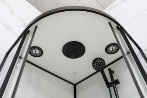 Душевая кабина Frank F408 Black 80х80 см, 800804