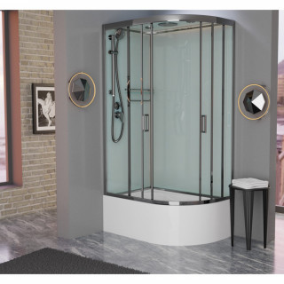 Душевая кабина Frank F412/2L  Brilliant 120x80 см, 187009