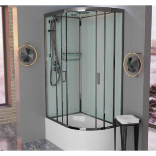 Душевая кабина Frank F412/2L  Brilliant 120x80 см, 187009