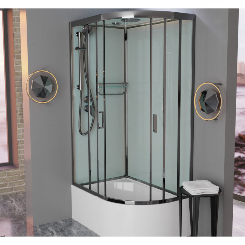 Душевая кабина Frank F412/2L  Brilliant 120x80 см, 187009