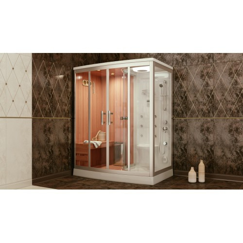 Кабина с финской сауной FRANK F917L 170x112x218 см левосторонняя, 2015120