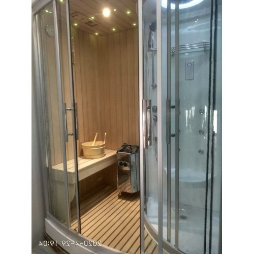 Кабина с финской сауной FRANK F917L 170x112x218 см левосторонняя, 2015120