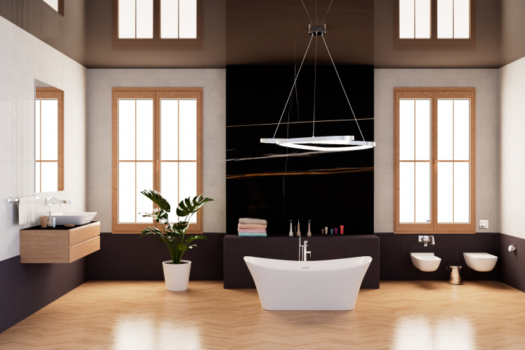 Ванна Frank F6104 White 170x75 отдельностоящая, 12515