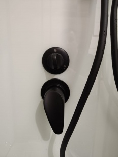 Душевая кабина Frank F401 Black 90x90 см, 800801