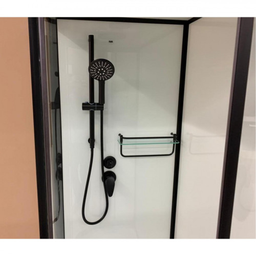 Душевая кабина Frank F412/2L Black 120x80 см, 151009