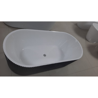 Ванна Frank F6103 Black/White 170x75 отдельностоящая