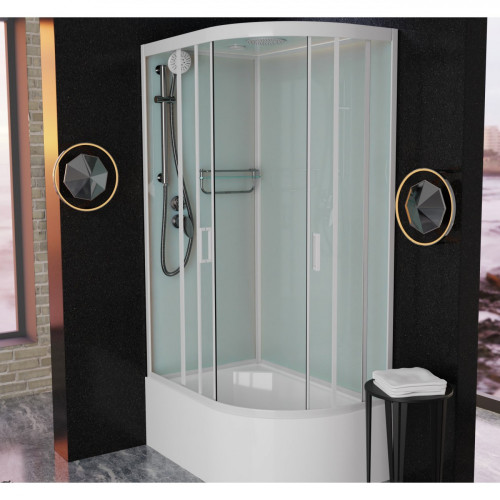 Душевая кабина Frank F412/2L White 120x80 см, 135009