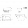 Ванна Frank F6106 White 170x80 отдельностоящая