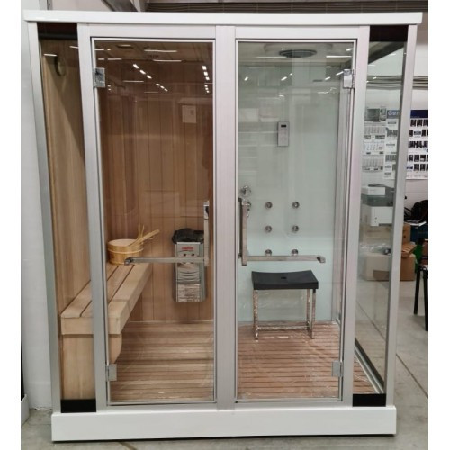 Кабина с финской сауной FRANK F921L 220x130x220 см левосторонняя, 2015199