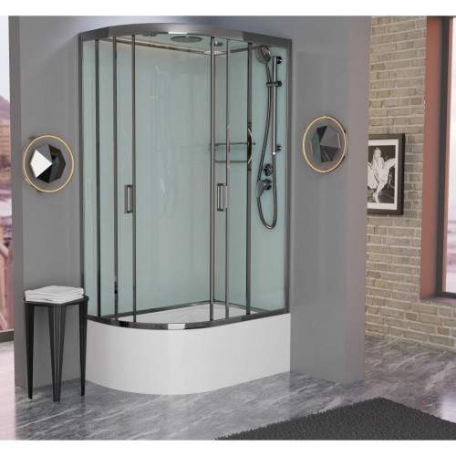 Душевая кабина Frank F412/2R  Brilliant 120x80 см, 189009