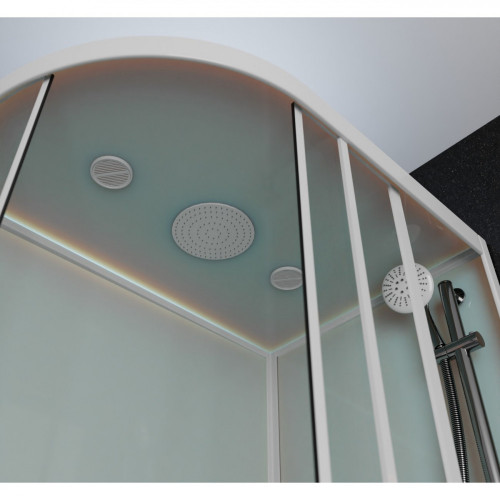 Душевая кабина Frank F412/2R White 120x80 см, 137009